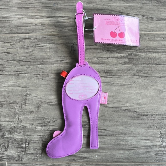 NWT fluff luggage tag - Picture 4 of 4